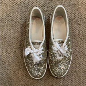 Kate spade x Keds gold sneaker